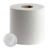 Papel secamanos para dispensador estopim, micro-colado, reciclado, duas capas (pacote de seis unidades)